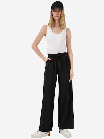 Bigdart Wide leg Trousers in Black