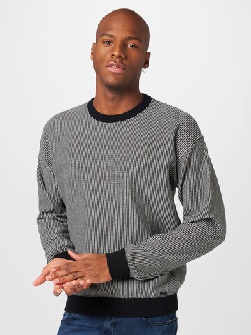 HUGO Red Sweater 'Scol' in Black: front