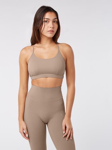 YO-GAYA Bralette Sports bra 'Ultra Bra' in Beige: front