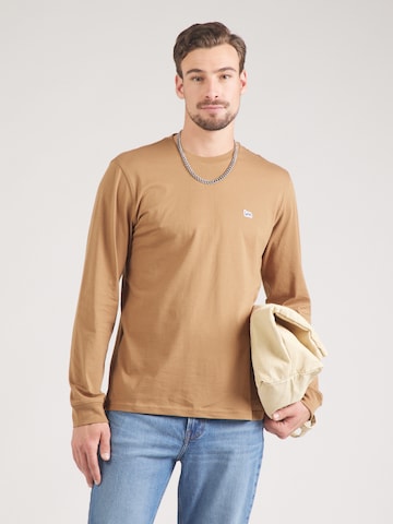 Lee Футболка в Коричневый: спереди