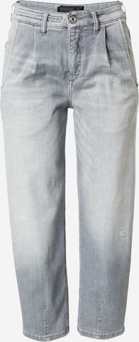 DRYKORN Loose fit Pleated Jeans 'DECIDE' in Grey: front