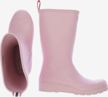 HUNTER Dress Boots in 39 in Pink: front