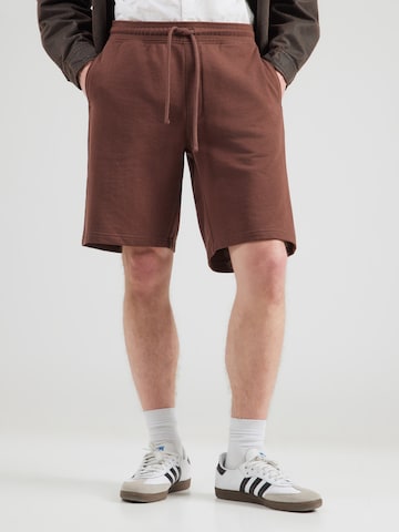 BALMOHK Avar lõige Püksid, värv pruun: eest vaates