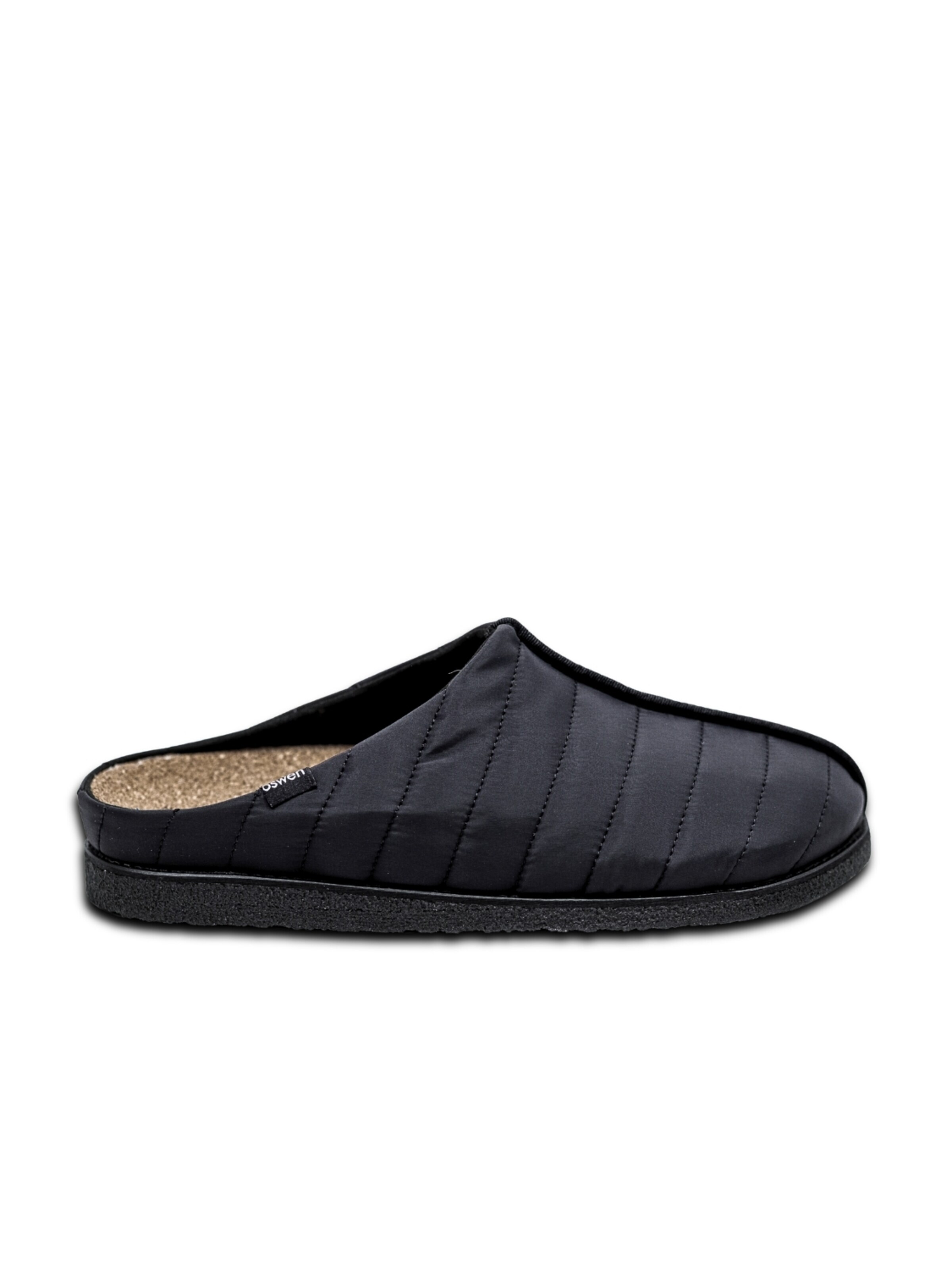 oswen Mules 'Rhine QT' in Black: front