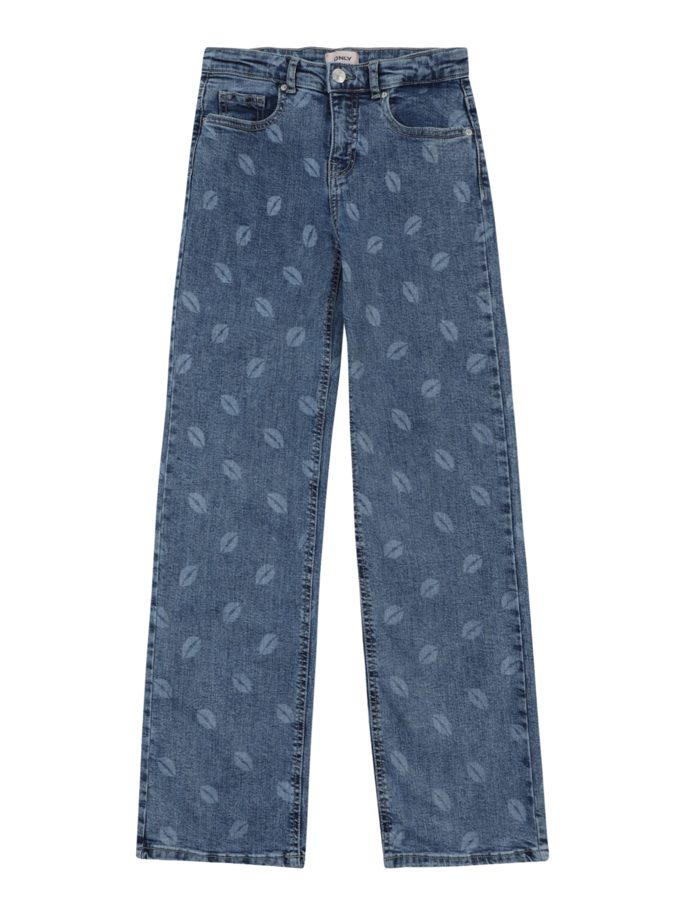 ONLY GIRLS Wide Leg Jeans 'KOGJuicy' i blå: forside