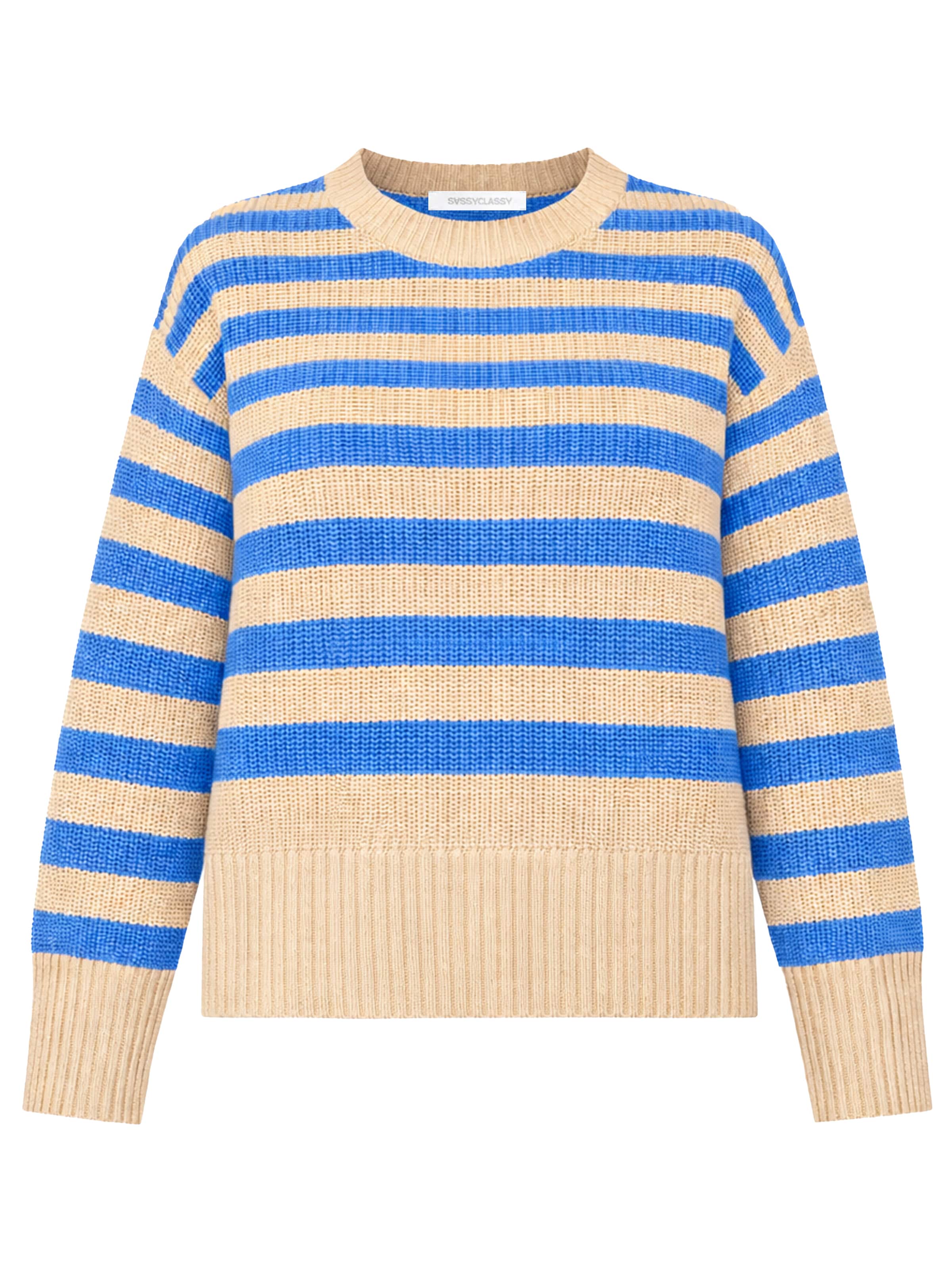 SASSYCLASSY Sweater in Blue: front