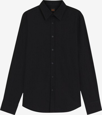Camicia 'Relegant 6 M 50565600' di BOSS in nero: frontale