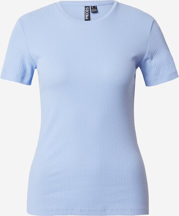 PIECES Shirt 'RUKA' in Blue: front