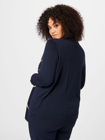 Pull-over 'JANITRA' Lauren Ralph Lauren Plus en bleu