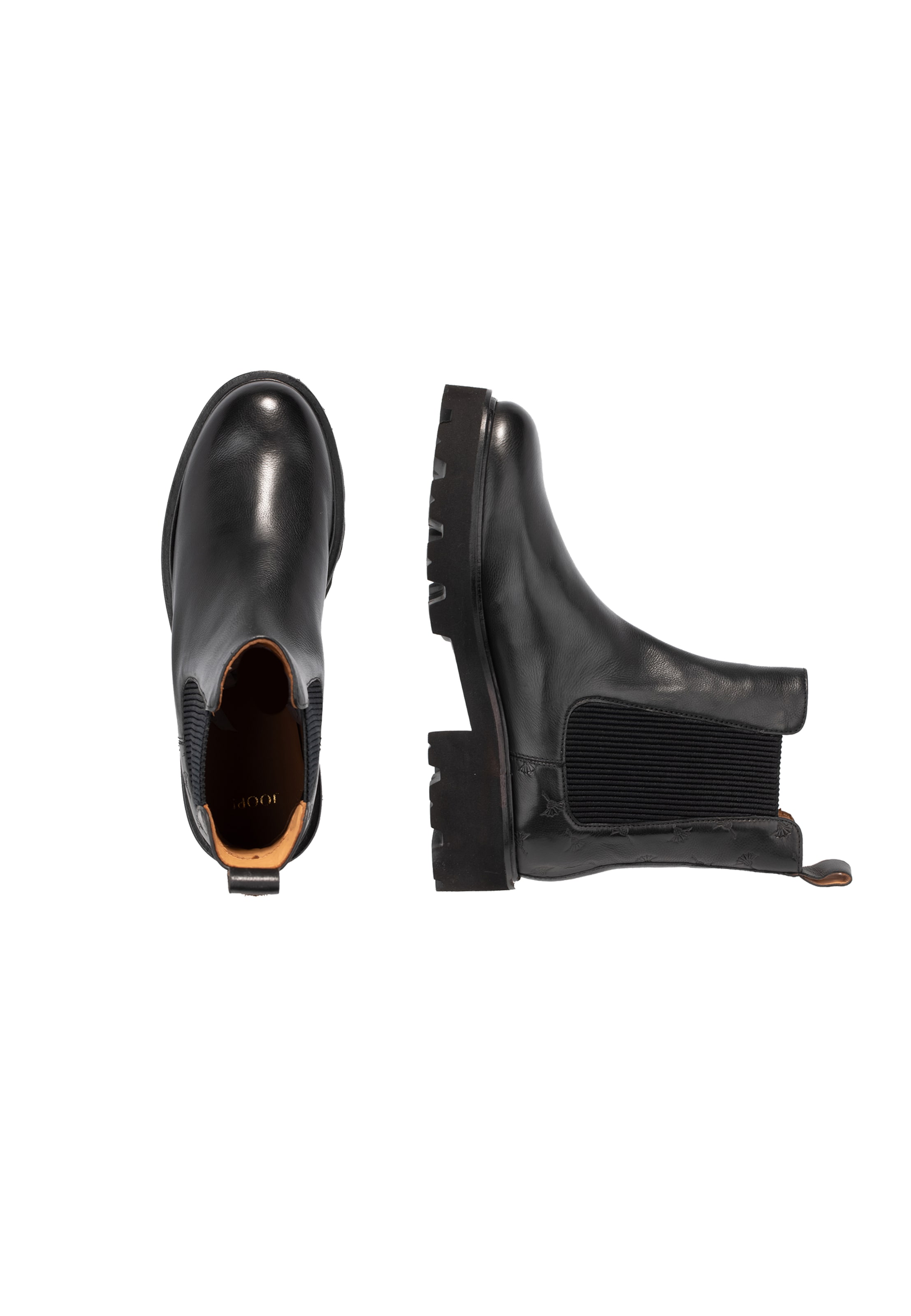 JOOP! Boots 'Estate Stampa Mariana Chelsea' in Zwart