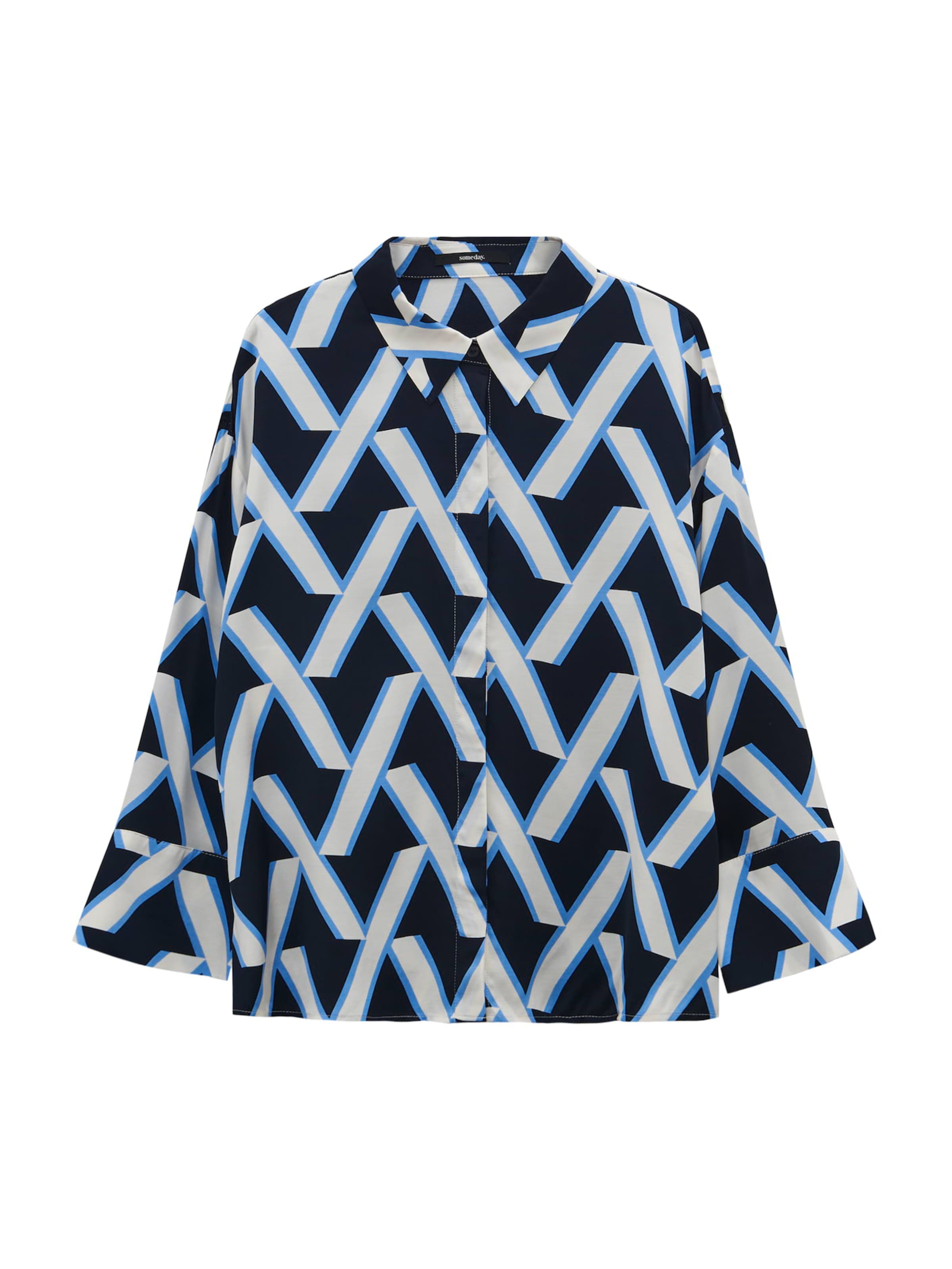 Someday Blouse 'Zitano' in Blue: front