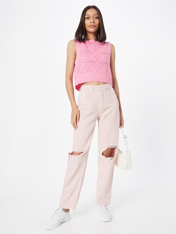 Tally Weijl Wide Leg Jeans i rosa