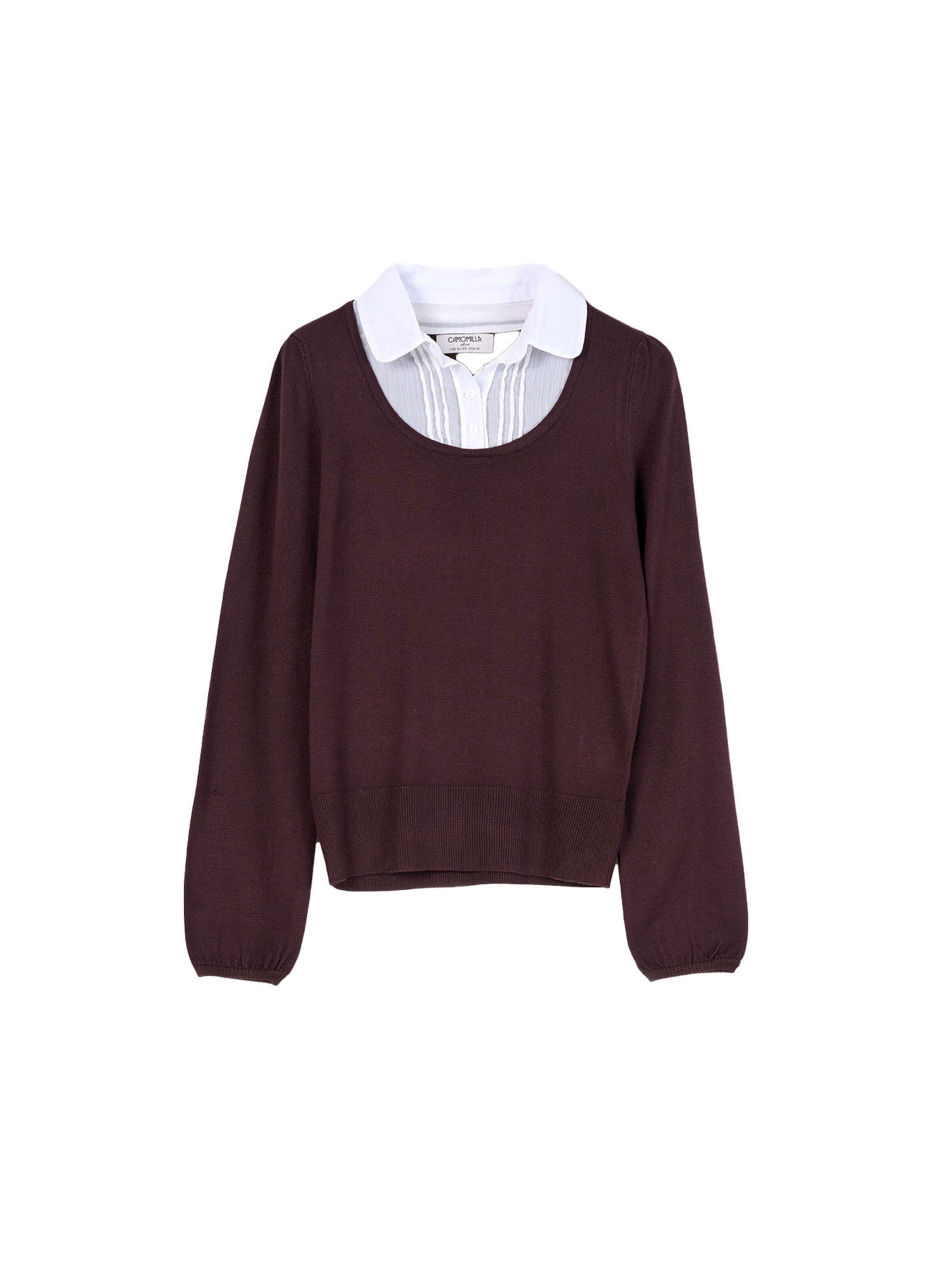 Camomilla Italia Trui 'Morena' in Bruin: voorkant