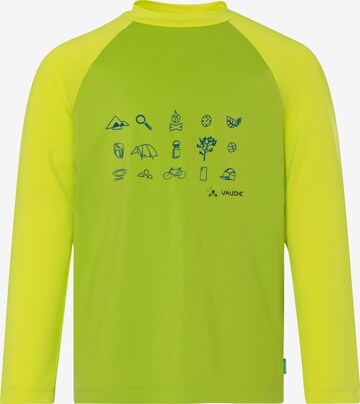 VAUDE Performance Shirt 'Solaro LS III' in Yellow: front