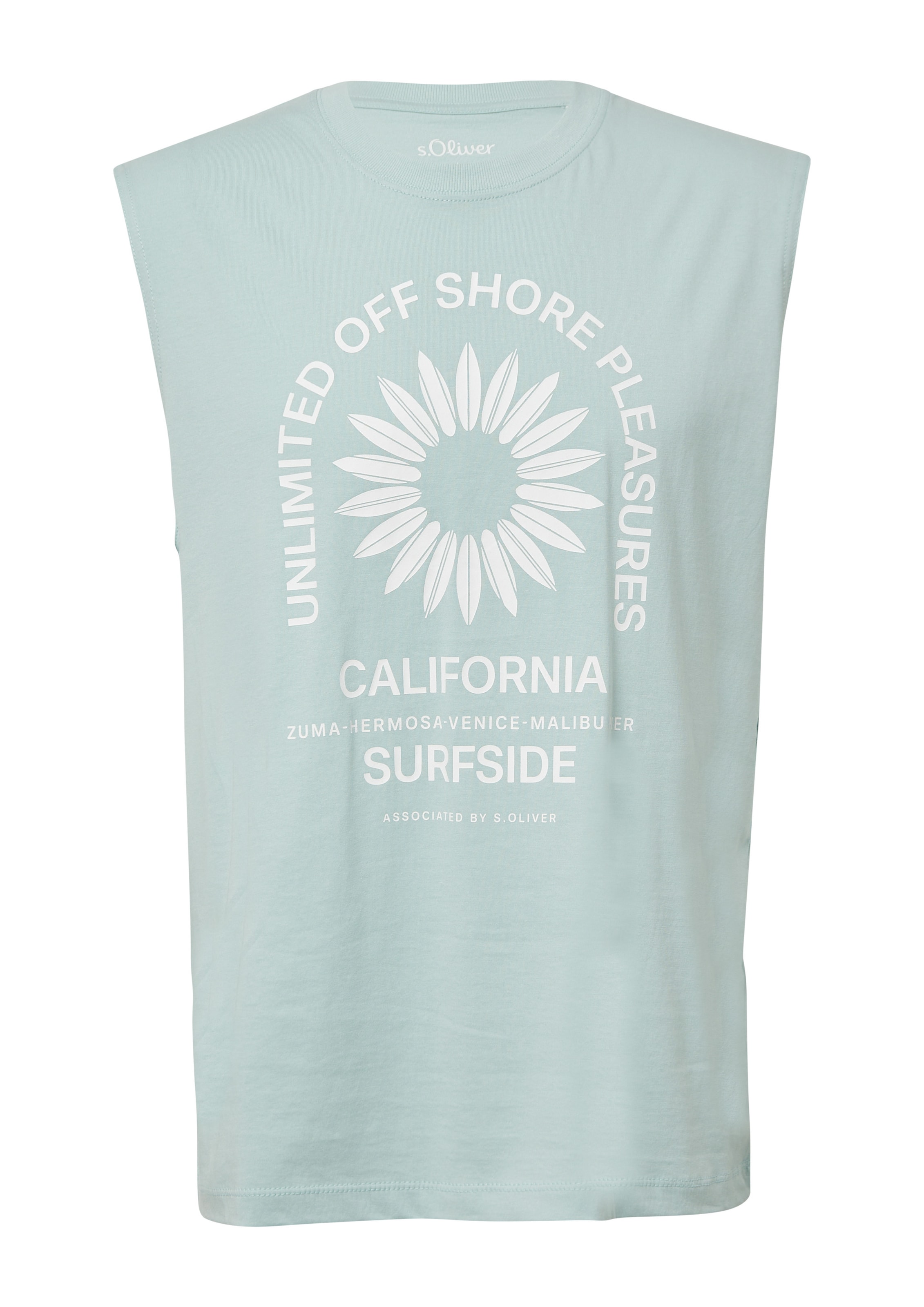 s.Oliver Shirt in Blauw: voorkant