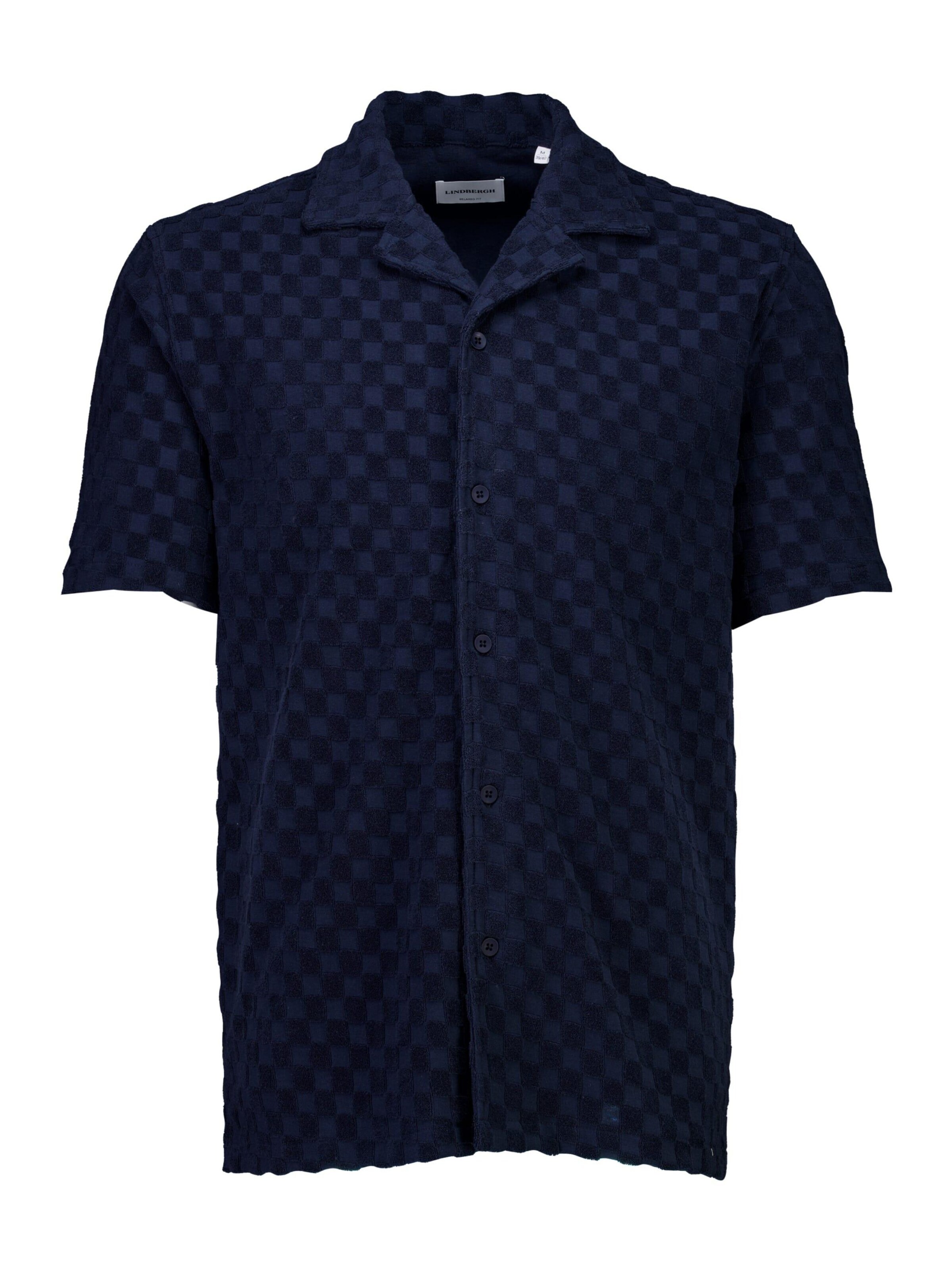 Lindbergh Regular fit Overhemd in Blauw: voorkant
