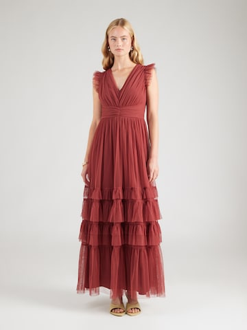 Maya Deluxe Dress in Pink: front