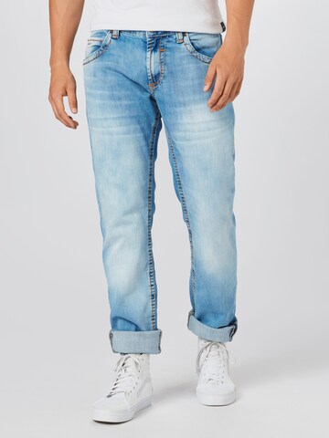 CAMP DAVID Regular Jeans 'Nico' in Blue: front