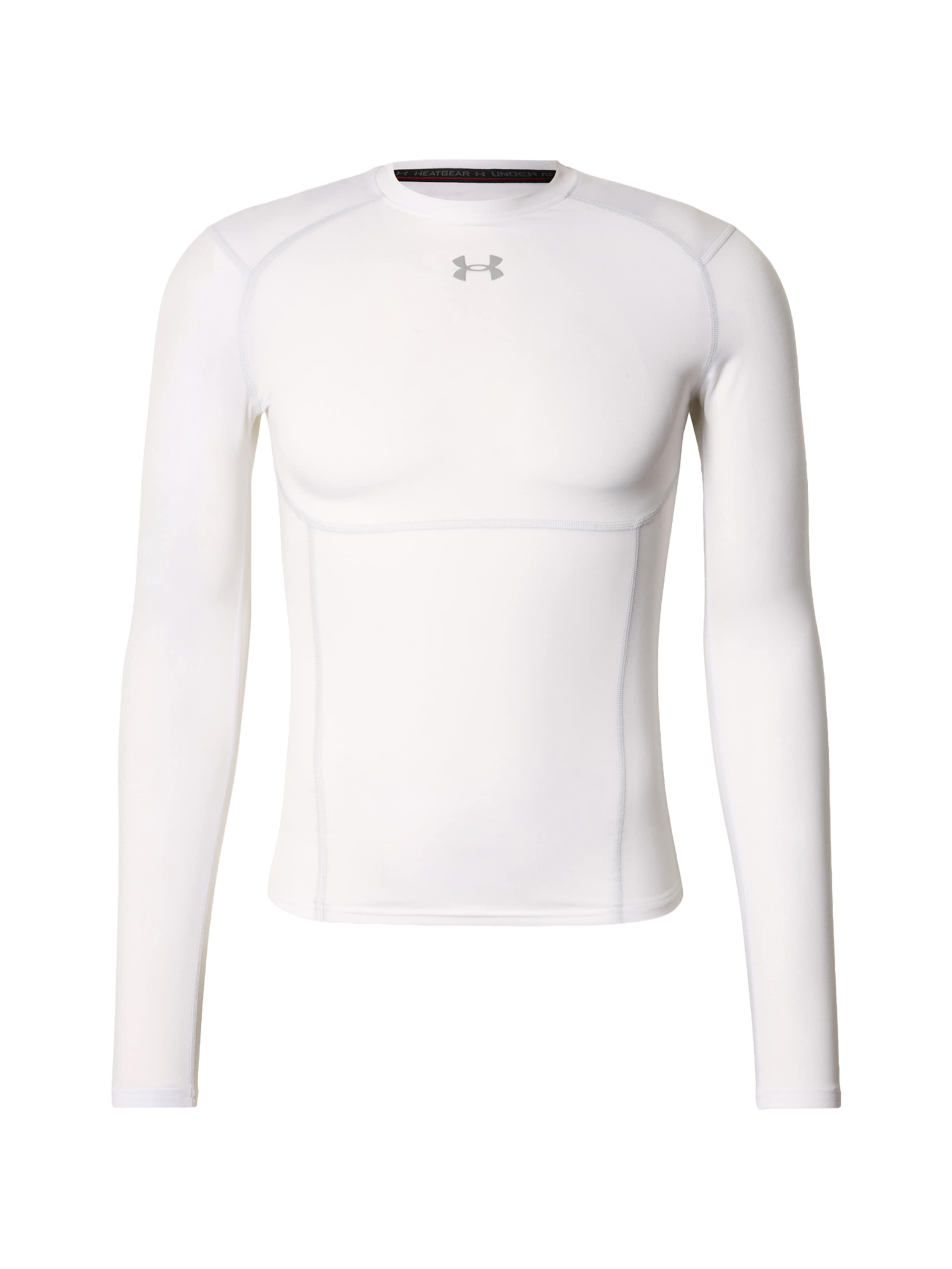 UNDER ARMOUR Funktionsshirt 'HG Elite' in Weiß: Vorderseite