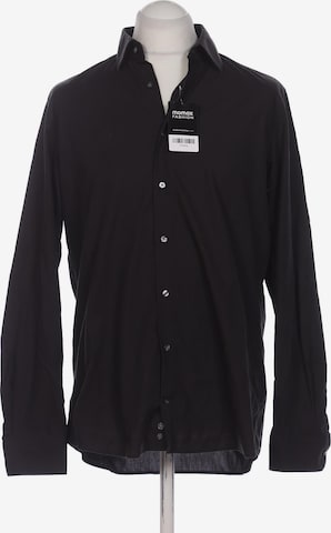 STRELLSON Button Up Shirt in L in Black: front