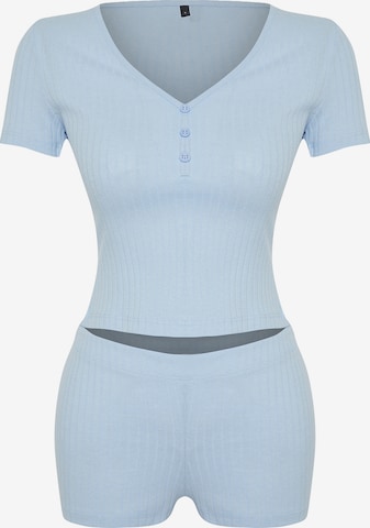 Pyjama Trendyol en bleu : devant