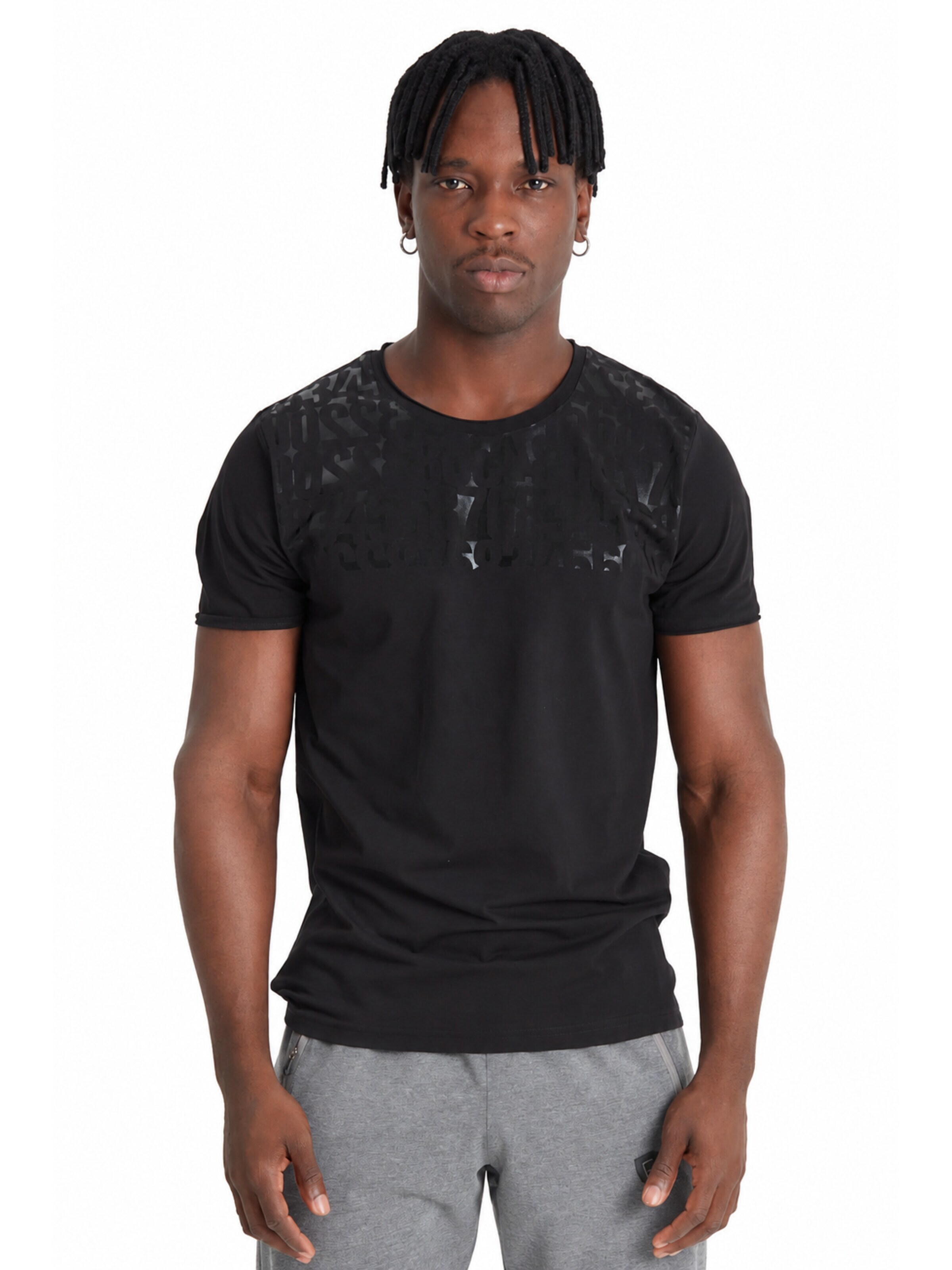 SCR. T-shirt 'SHAFIR' i svart