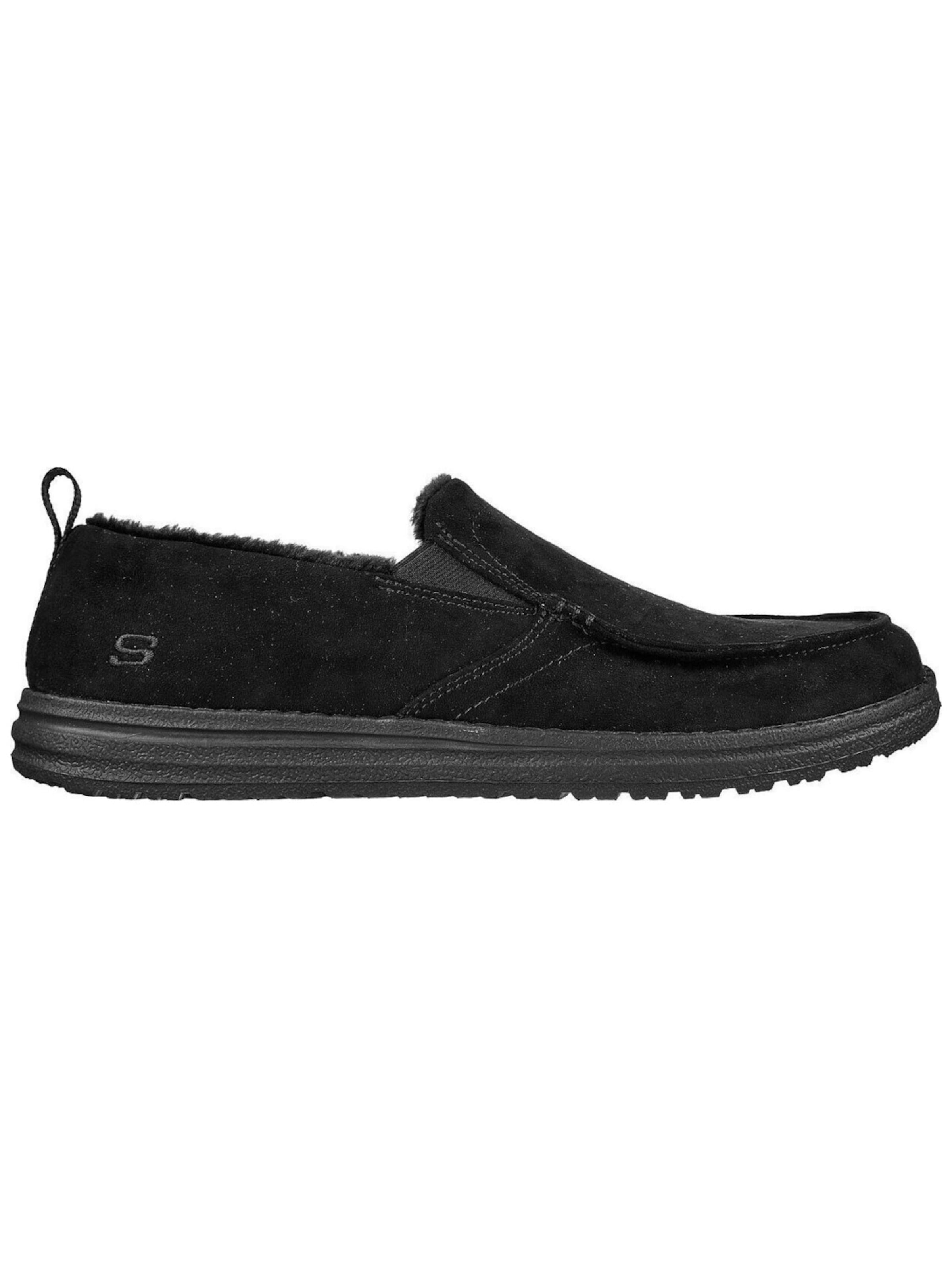 SKECHERS Instappers 'Skechers Melson - Willmore' in Zwart: voorkant