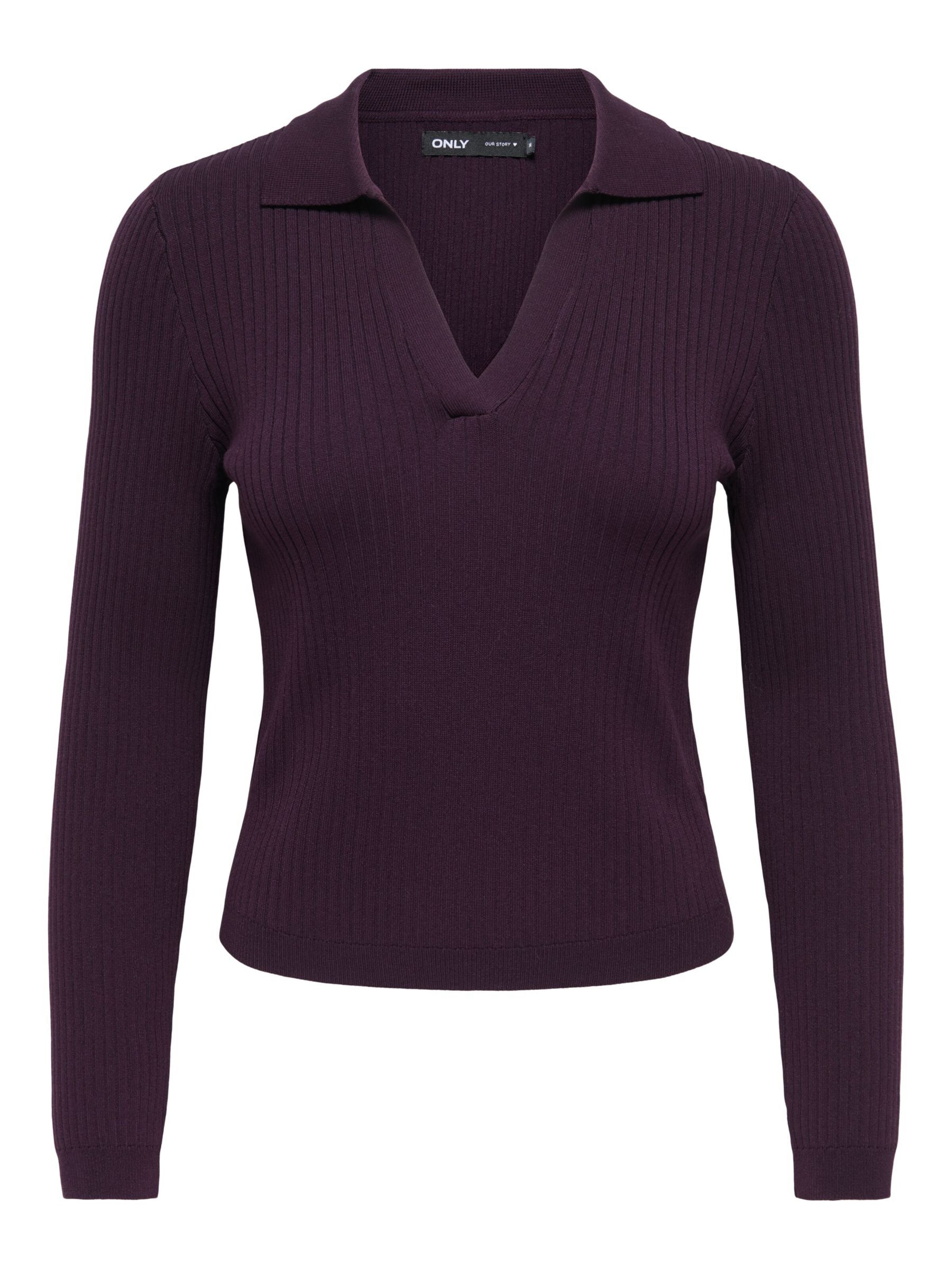 ONLY Sweater 'ONLKaya' in XS in Aubergine, Item view
