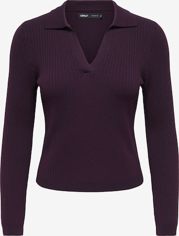 ONLY Sweater 'ONLKaya' in Purple: front