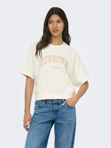 ONLY Top in Wit: voorkant