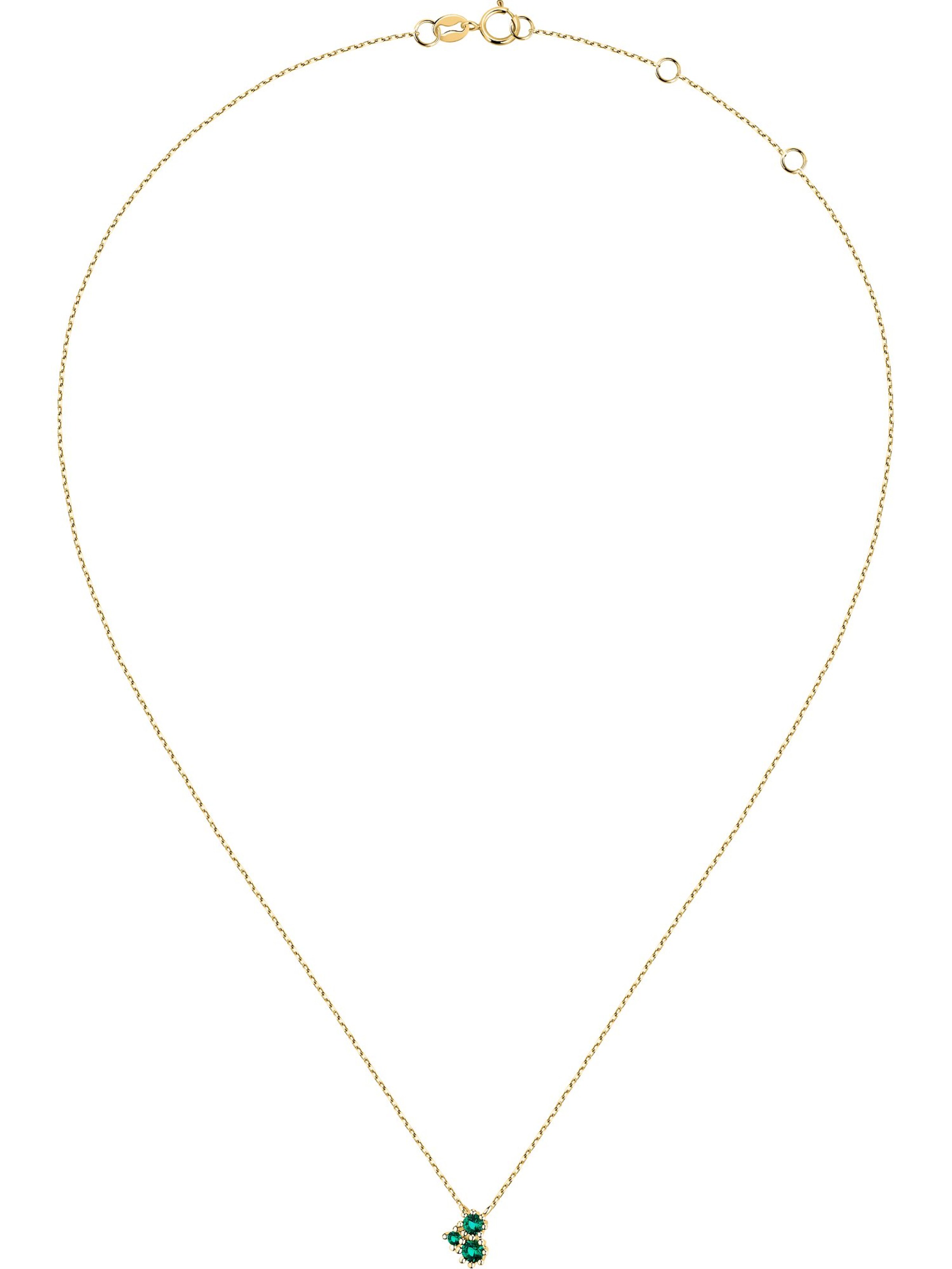 Live Diamond Kette in Gold: Vorderseite
