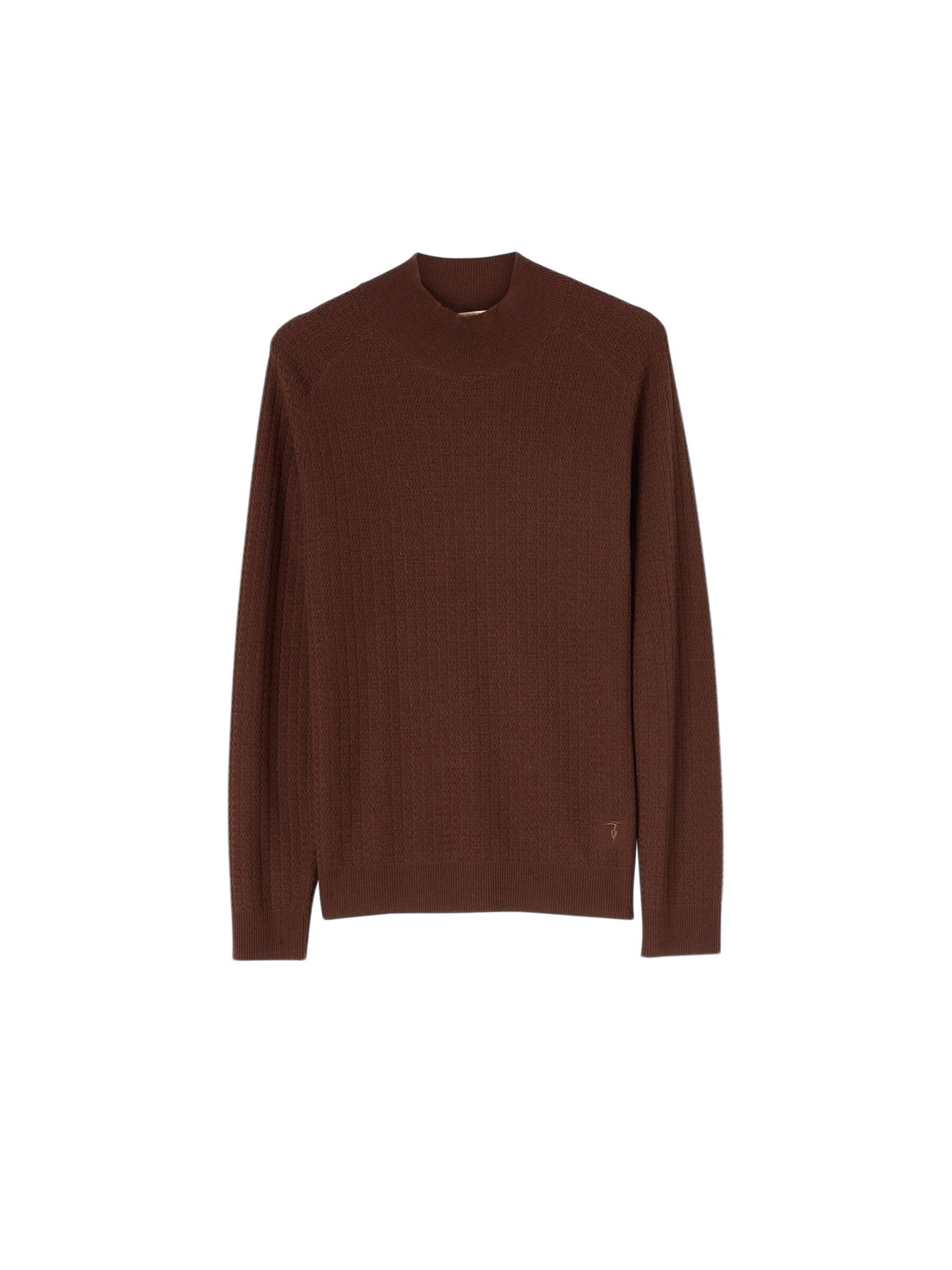 Pull-over Trussardi en marron : devant