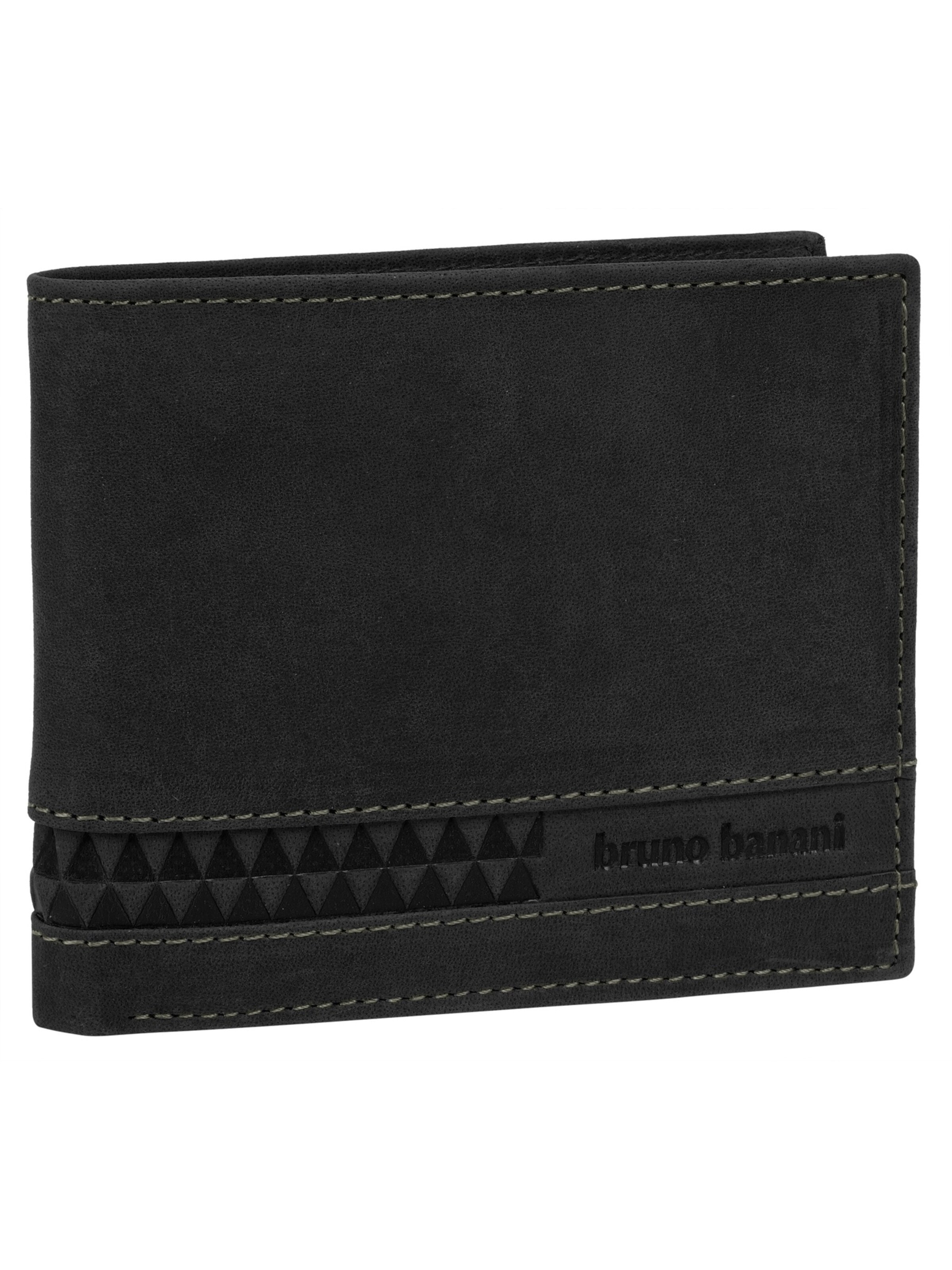 Bruno Banani Portemonnaie 'Bruno Banani Geldbörse'‌‌‌‌‌‌‌ in Schwarz