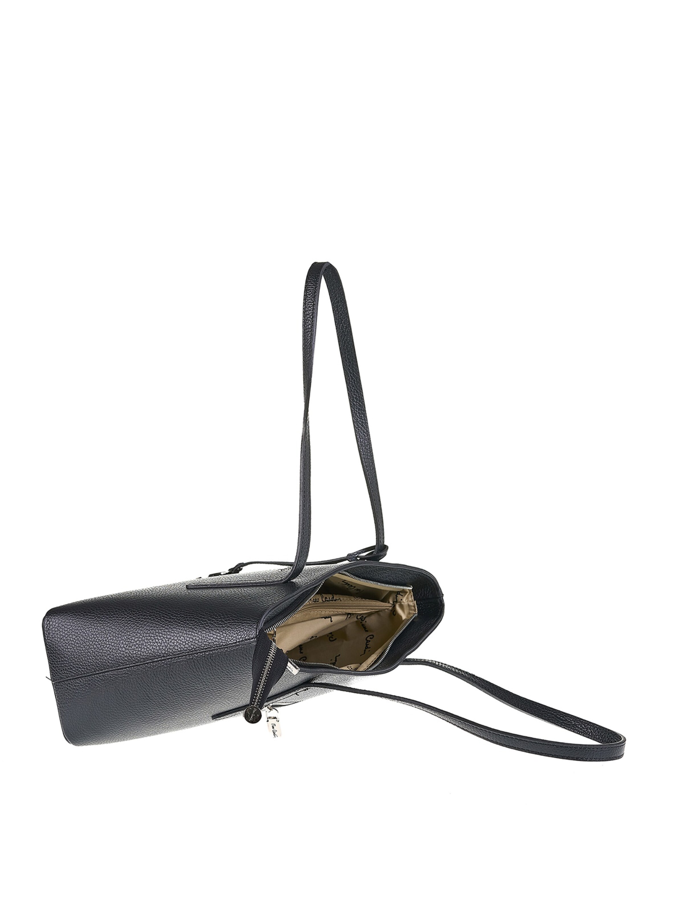 PIERRE CARDIN Schultertasche 'Elowen Lux' in Schwarz