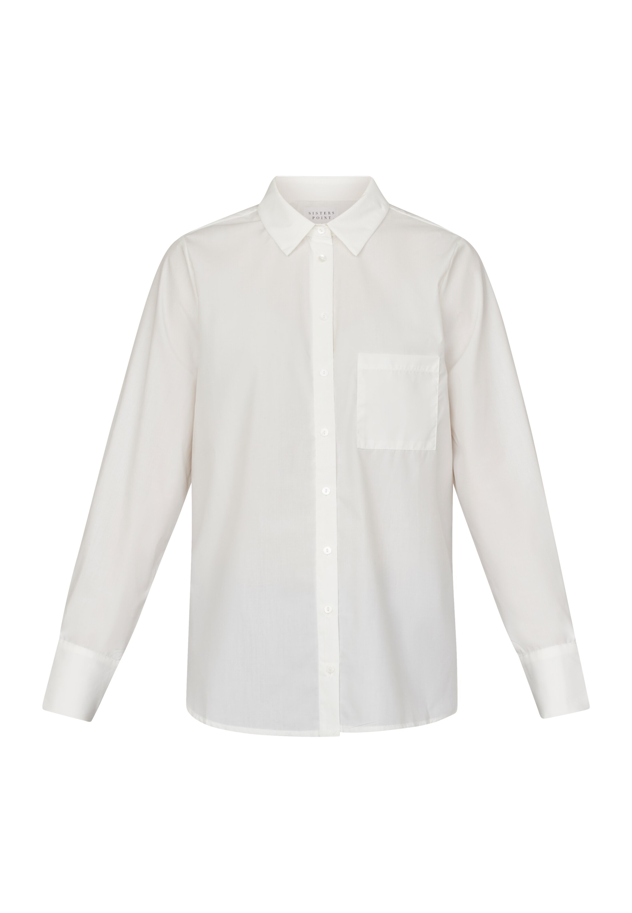 SISTERS POINT - Blusa 'VIARRA' en blanco: frente