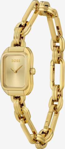 BOSS Black Analog Watch in Gold