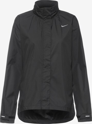 Veste de sport 'FAST' NIKE en noir : devant