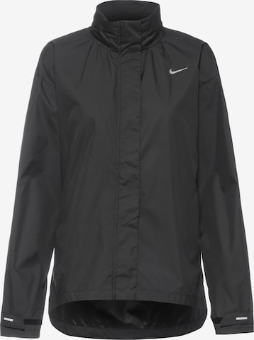 NIKE Athletic Jacket 'FAST' in Black: front