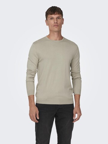 Only & Sons Tröja 'ONSWyler' i grå: framsida