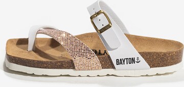 Bayton - Zapatos abiertos 'Diane' en oro: frente