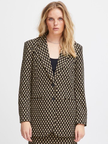 ICHI Blazers ' Kate ' in Beige: voorkant