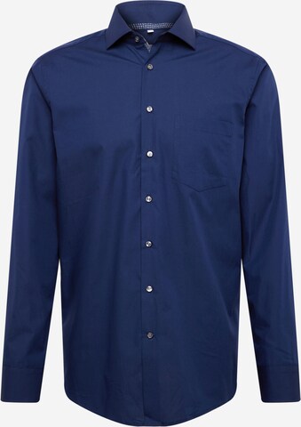 Chemise business SEIDENSTICKER en bleu : devant