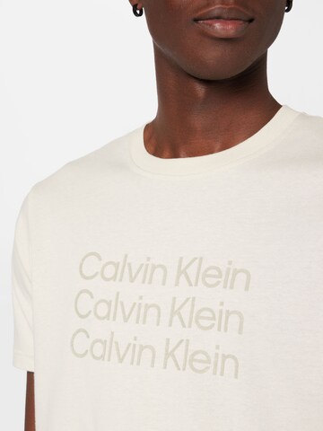 Calvin Klein Sport Performance Shirt in Beige