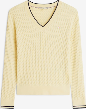 TOMMY HILFIGER Pullover in Gelb: Vorderseite