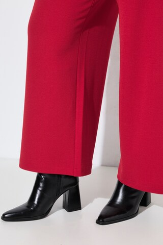 MIAMODA Loose fit Trousers in Red