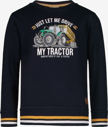 SALT AND PEPPER Sweatshirt 'Big Traktor' in Blue: front