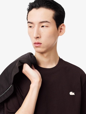 LACOSTE - Camisa em castanho