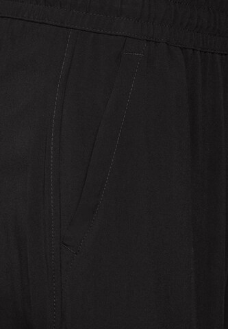 STREET ONE Wide Leg Hose 'Emee' in Schwarz