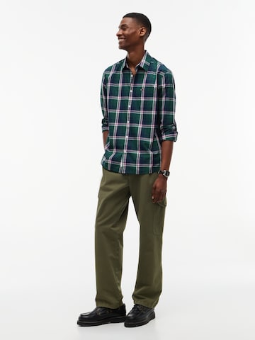 Regular fit Cămașă de la Tommy Jeans pe verde