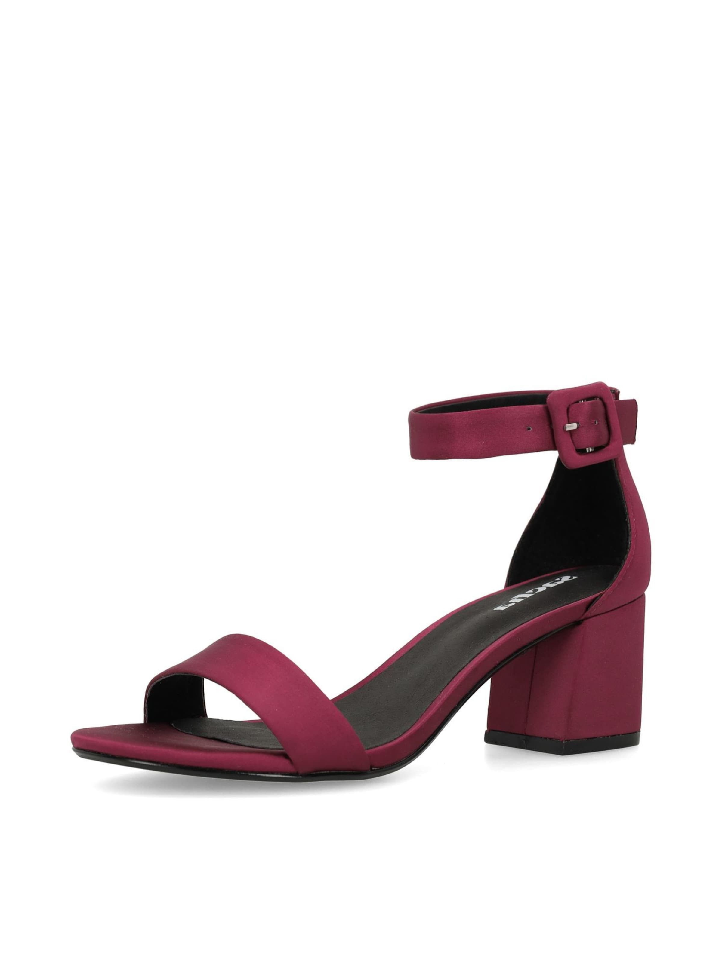 Sandales à lanières SACHA en rose : devant